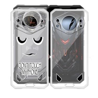 Imagem de Capa de telefone para Doogee S200 (6,7 polegadas), 2 peças de silicone ultrafina, à prova de choque, capa de proteção para Doogee S200, antiamarelamento, antiarranhões, TPU macio, capa transparente