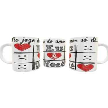 Imagem de Caneca Porcelana Dia Namorados No Jogo Do Amor - Villa Caneca