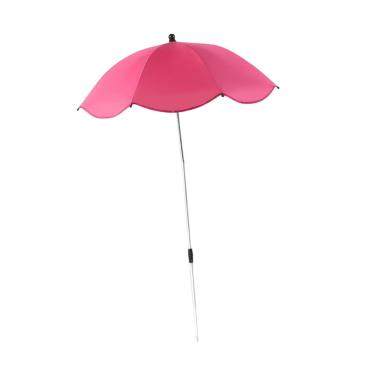 Imagem de WeiLaiKeQi Planta ao ar livre Umbrella multiuso reutilizável instalação fácil cobertura de plantas telescópicas para plantadores maconha de quintal ao ar livre, Rosa Vermelha