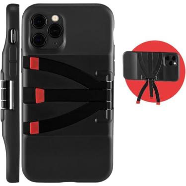 Imagem de JOBY Capa de smartphone Standpoint para iPhone 11 Pro – Proteção, pernas de tripé de alumínio integradas, carregamento sem fio, para selfies, fotos, vídeos, vlogging, transmissão ao vivo