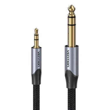 Imagem de Cabo P2 X P10 Profissional Banhado A Ouro Hifi 2m Estéreo - Vention