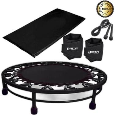 Imagem de Cama Elástica + Colchonete + Caneleira 5Kg + Cordinha - Infinity