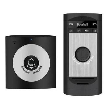 Imagem de Interfone Eletrônico Sem Fio Campainha Residencial 50M - S.G Style