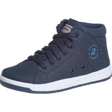 Imagem de Bota Infantil Masculina Coturno Preta Cano Curto Antiderrapante Invern