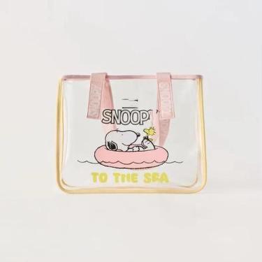 Imagem de Bolsa Infantil Transparente com Desenhos Animados - Impermeável e Gran