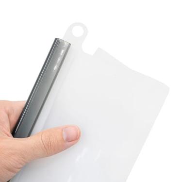 Imagem de Saco Porta Alimentos de Silicone Reutilizável, 1,5L, 24x19cm, para Freezer e Micro-ondas