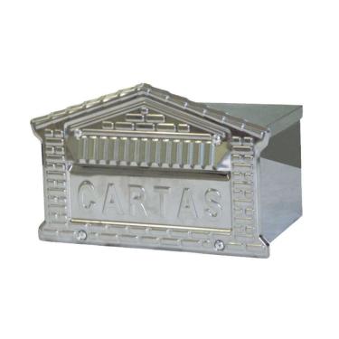 Imagem de Caixa De Correio Cartas Tijolinho Inox Embutir 15x21x12cm