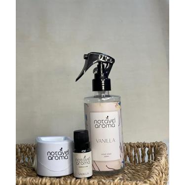 Imagem de Kit Home Spray Aromatizador Difusor Eletrico Essencia Concentrada 10ml (BRANCO, VANILLA)
