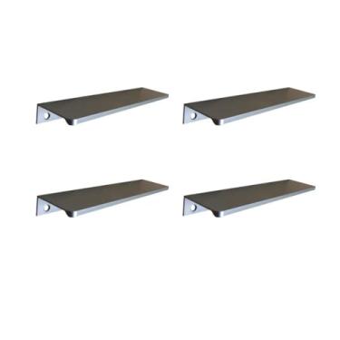 Imagem de 04 Puxador Móveis Slim Alternativa 8015 Alumínio 64mm Bronze