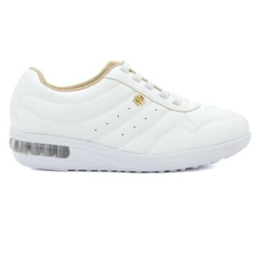 Imagem de Tenis Modare Original Salto Baixo Elastico Confortavel 271, 35, Branco