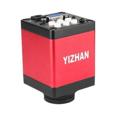 Imagem de Microscópio Digital Com Zoom De Montagem C De 13MP 1-150X Com Suporte 