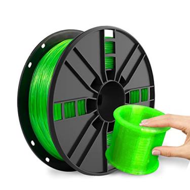 Imagem de NovaMaker Filamento Tpu 1,75 Mm, Filamento de Impressora 3D Tpu Flexível Verde com Filamento de Limpeza de 20 G, Carretel de 2,0 Libras, Precisão Dimensional +/- 0,05 Mm, Tpu Macio Verde 95 A