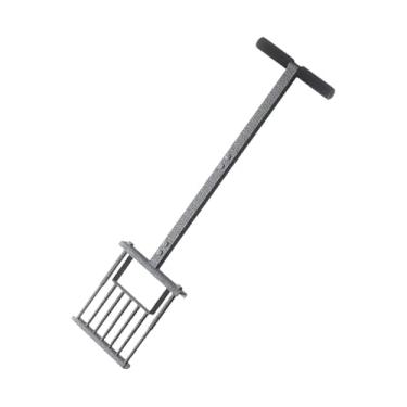 Imagem de Baoblaze Aerador de gramado, ferramenta de ferro multifuncional, resistente, manutenção, aerador de plugue de grama, ferramenta de jardinagem para cuidados com