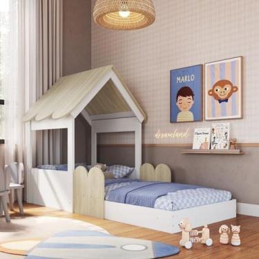 Imagem de Cama Montessoriana Casinha com Colchão Incluso - Completa Móveis