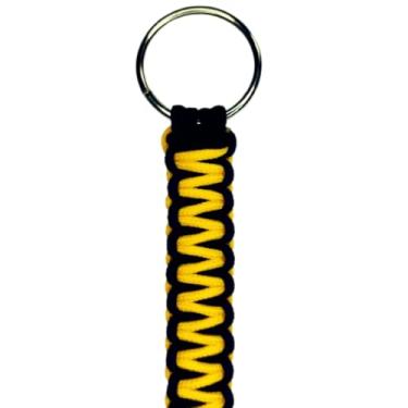 Imagem de Guia Unificada para Pitbull e raças de grande e médio porte. Fabricação própria em corda náutica(PRETO AMARELO)