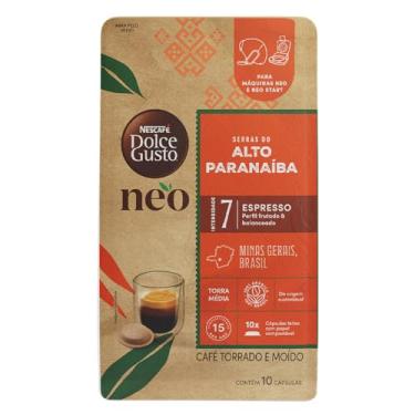 Imagem de Café dolce gust NEO Espresso Serras do Alto Paranaíba 10 cápsulas
