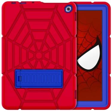 Imagem de Grifobes (Apenas para tablet Kindle Fire HD 10/10 Plus lançado em 2021) HD 10/10 Plus, HD 10 Kids/Kids Pro, capa protetora resistente à prova de choque 3 em 1 com suporte para meninos e crianças