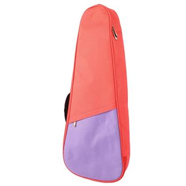 Imagem de Estojo para Ukulele, Grande Espaço de Armazenamento Bolsa para Ukulele de 26 e 27 Polegadas para Performances (Rosa)