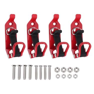 Imagem de Garosa Kit de Grampo de Suporte para Ferramentas de Caminhão, Suportes de Montagem de Zinco de Liga de Metal de Borracha de Borracha de Borracha Montarias Com Parafusos para Caminhões