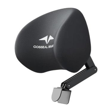 Imagem de YWJLQH Encosto de Cabeça para Cadeira de Escritório Encosto de Cabeça para Cadeira de Escritório com Clipe Removível Ergonômico em Malha Encosto de Cabeça Pa, espuma de memória, Tamanho real