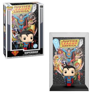 Imagem de Funko Pop Comic Cover DC Estatueta do Super-Homem Liga da Justiça