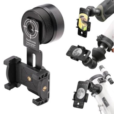 Imagem de starboosa Adaptador De Fotos Para Smartphone Lunetas, Capture E Vídeos Com Telescópios, Monóculos, Binóculos Spotting. Design Leve Em Alumínio.