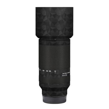 Imagem de Skin Lens Camera Skin Wrap Vinil Adesivo Acessórios para Tamron 70-300mm F4.5-6.3 apto para Sony Mount 70 300 (Triângulo Preto)