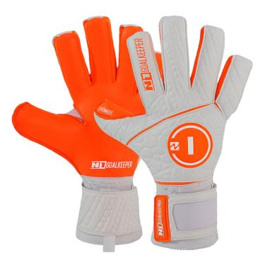 Imagem de Luva de Goleiro Campo e Society Semi Profissional N1 Cronos Cor:Orange, Tamanho:8