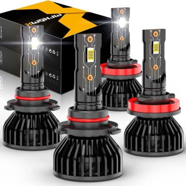 Imagem de Lâmpadas XWQHJW 9005 Faróis de neblina H11 de feixe alto ou baixo