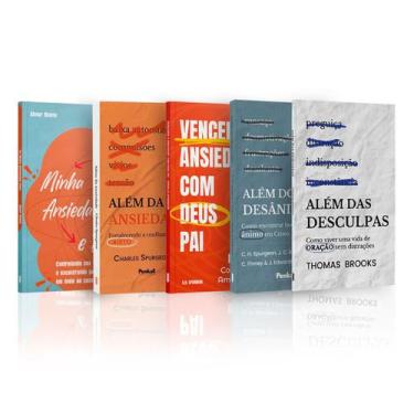 Imagem de Kit 5 Livros - Esperança e Cura: Ansiedade Sob os Cuidados de Deus - E