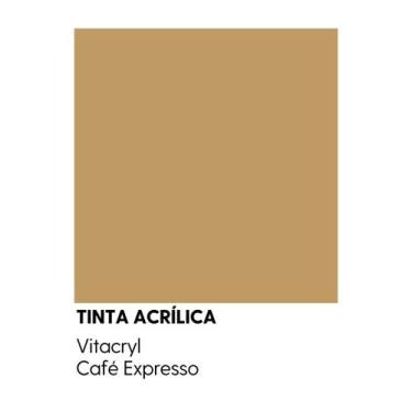 Imagem de Tinta Emborrachada Acetinada Marrons - Vitacryl, Café Expresso, 3,6 lt