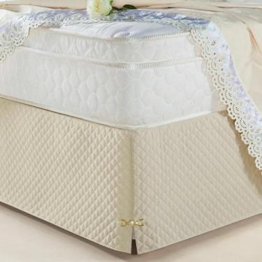 Imagem de Saia Box Casal Queen Matelassado Serve Para Cama Baú - Belcapas