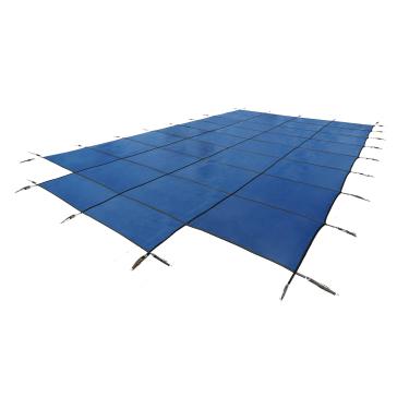 Imagem de Blue Wave 18-Ft X 36-Ft Retangular Na Tampa De Segurança Do Pool De Terra Com 4-Ft X 8-Ft Center Step - Azul 18 Por 36 Pés