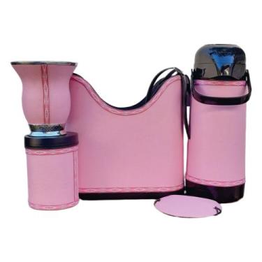 Imagem de Kit Chimarrão Completo 5 Itens Rosa - CONECTA CHIMA