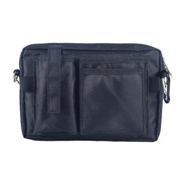 Imagem de MFMEXUL Bolsa de Cinto para Ferramentas de Jardinagem, Resistente Ao Desgaste, para Eletricistas, Técnicos de Carpintaria E Trabalhadores de Manutenção, Preto, Tamanho real