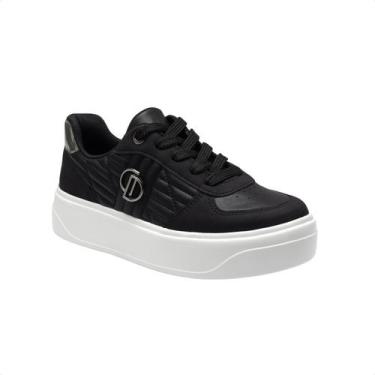 Imagem de Tênis Moda Plataforma Dakota Preto, Preto, 38