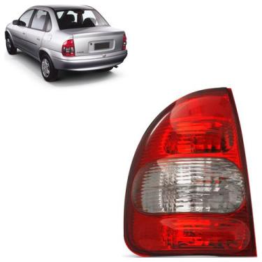 Imagem de Lanterna Traseira Corsa Sedan 2000 A 2002 Classic 2003 A 2010 Fumê - A