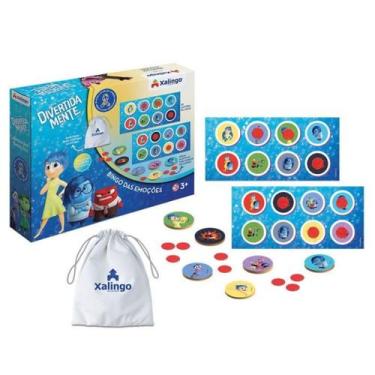 Imagem de Bingo das Emoções Divertidamente 2 Xalingo Walt Disney Pixar