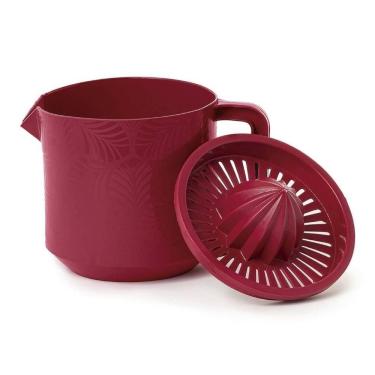 Imagem de Jarra Com Espremedor 1l Plasvale Vermelho