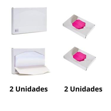 Imagem de kit 80 Protetor Vaso e 50 Saco descarte Absorvente Feminino - Aradesc,