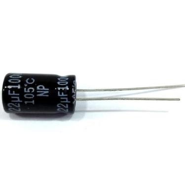 Imagem de 100 Capacitor Bipolar 22X100 - 22uf 100v para Driver Corneta - NTV