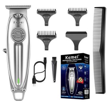 Imagem de Aparador de barba e cabelo KEMEI Professional Cordless T-Blade 1949