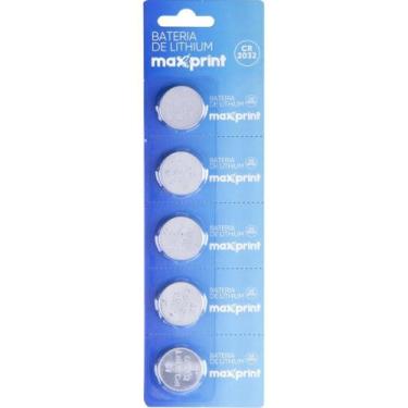 Imagem de Pilha Bateria Botao CR2025 3V Lithium Alcali - Maxprint