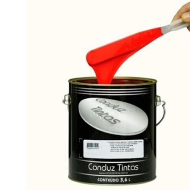 Imagem de Tinta sinalização Ecológica - CONDUZ TINTAS - VERMELHA - Galão de 3,6 