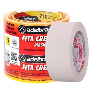Imagem de Fita Crepe Adelbras Mask 710 Para Pintura 48mm X 50m