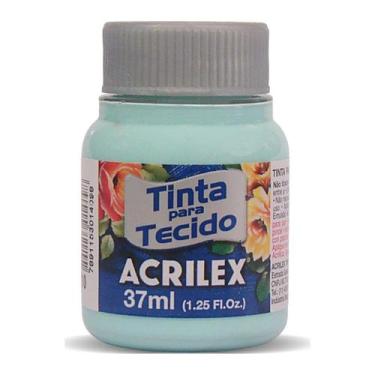 Imagem de Tinta para Tecido Acrilex 37ml Verde Bebê tie dye Artes