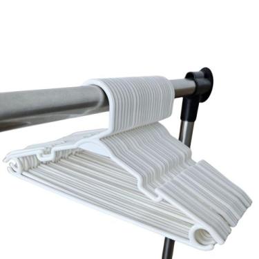 Imagem de envio imediato- kit 100 unidades cabide infantil branco bebê. - CABIDE