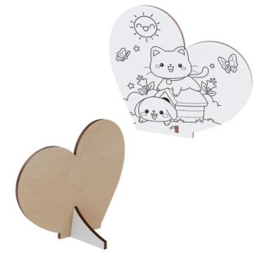 Imagem de Kit 20 Lembrancinhas MDF Dia das Crianças para Colorir - Abstratta, Mo