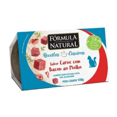 Imagem de Fórmula Natural Receita Caseira Gatos Carne Com Bacon 100G - Formula N