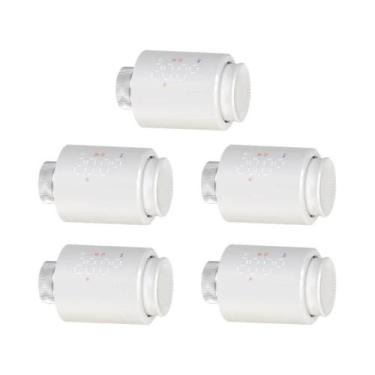 Imagem de Válvula Termostática Inteligente Para Radiador ZigBee, Atuador De Aque